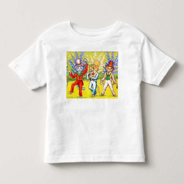 Tanzkatzen Kleinkind T-shirt (Vorderseite)