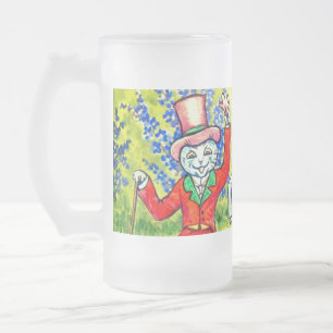 Tanzkatzen Mattglas Bierglas