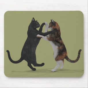 Tanzkatzen Mousepad
