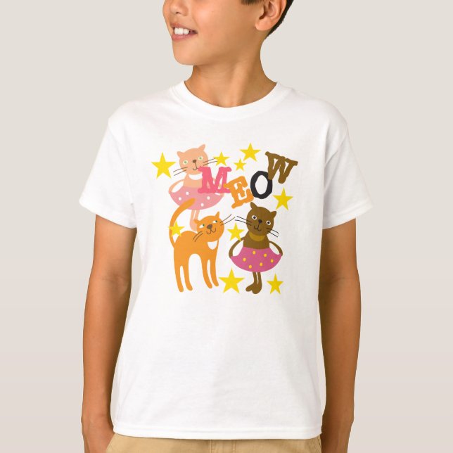 Tanzkatzen T-Shirt (Vorderseite)