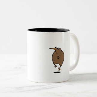 Tanzkiwi mit Sonnenbrille Zweifarbige Tasse