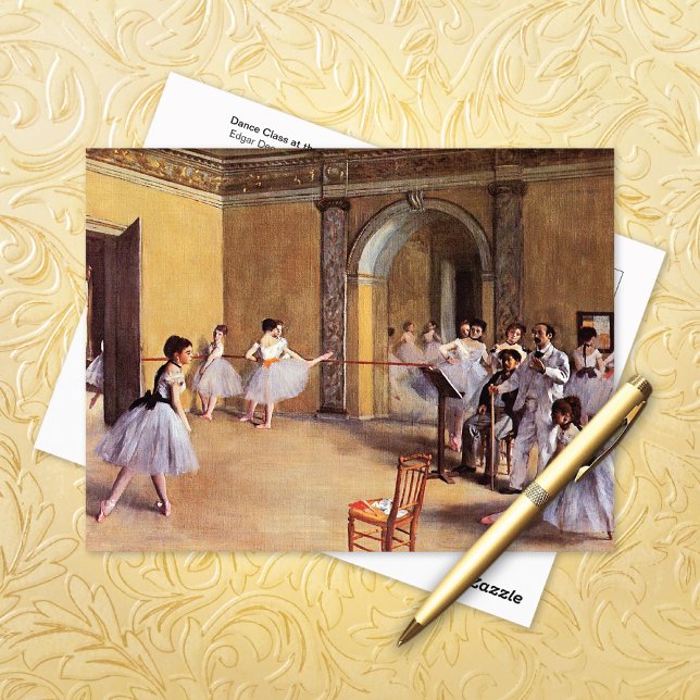 Tanzklasse an der Oper Edgar Degas Postkarte (Von Creator hochgeladen)