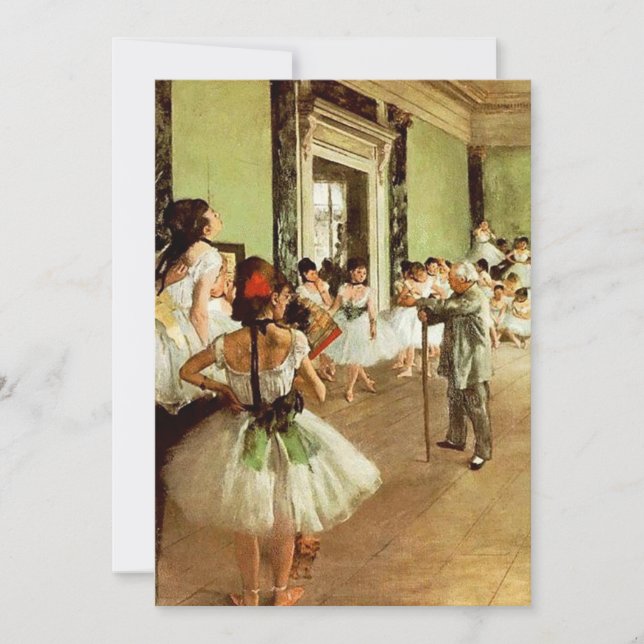 Tanzklasse-Einladungen Einladung (Vorderseite)