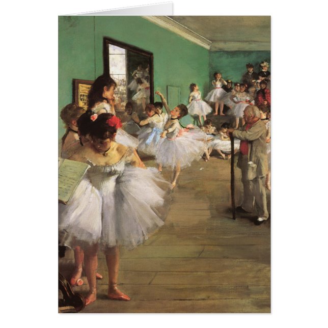 Tanzklasse von Degas, Vintage Impressionismus Ball (Vorne)
