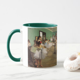 Tanzklasse von Degas, Vintage-Impressionismus-Ball Tasse