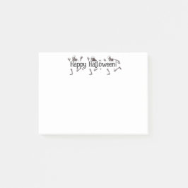 Tanzknochen Happy Halloween Post-it Klebezettel
