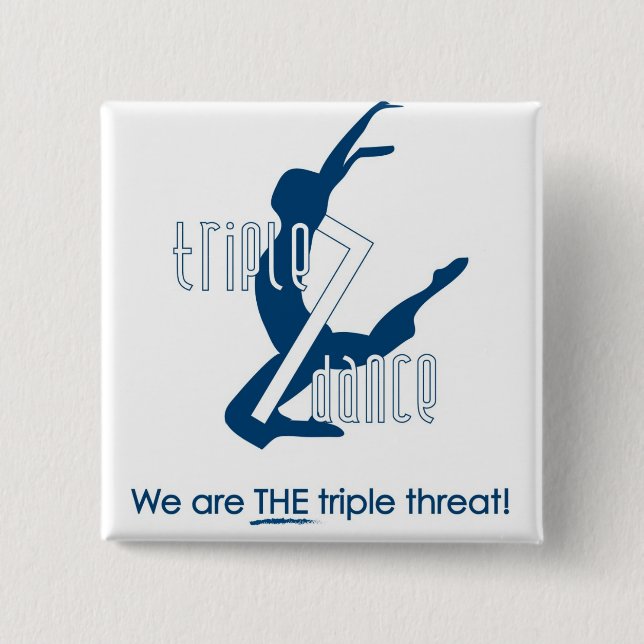 Tanzknopf der Dreiergruppen-7 Button (Vorderseite)