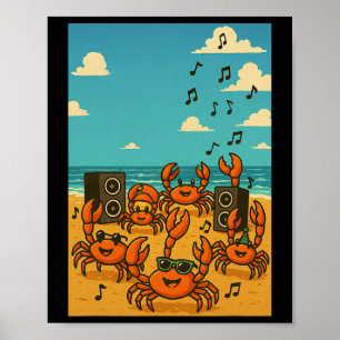 Tanzkrabbe Poster