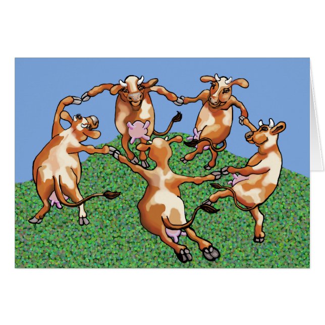 Tanzkühe von Mootisse (Vorderseite (Horizontal))