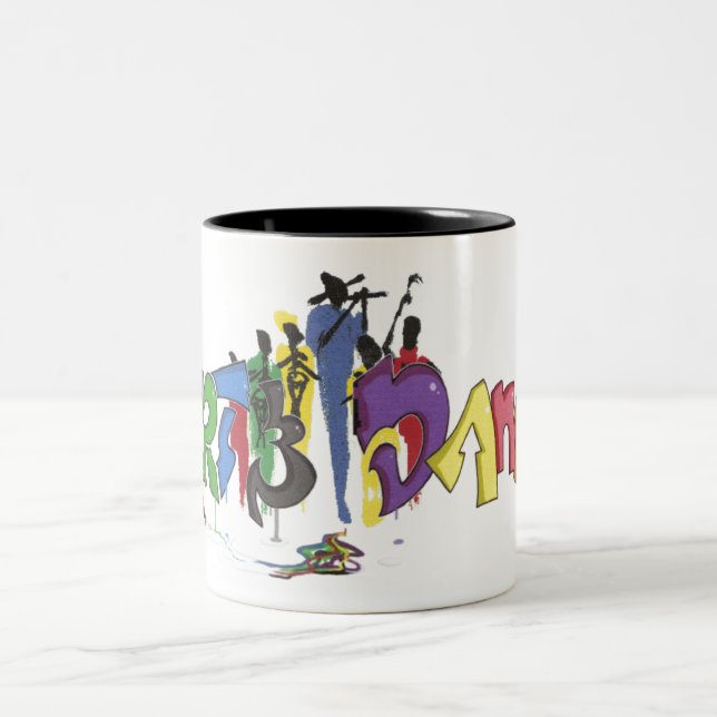 Tanzkunst Zweifarbige Tasse (Mittel)