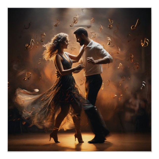 Tanzkurse Poster (Vorderseite)