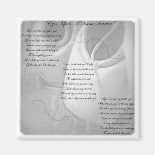 Tanzlehrer Gedicht Magnet