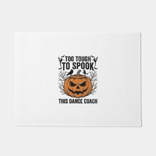 Tanzlehrer Halloween-Kürbis-Gravur-Shirt De Fußmatte