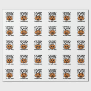 Tanzlehrer Halloween-Kürbis-Gravur-Shirt De Geschenkpapier
