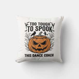 Tanzlehrer Halloween-Kürbis-Gravur-Shirt De Kissen