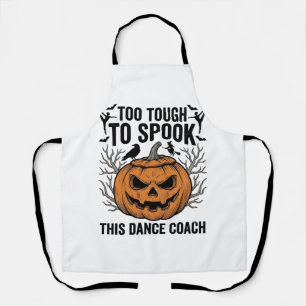 Tanzlehrer Halloween-Kürbis-Gravur-Shirt De Schürze