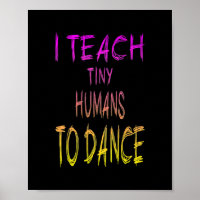 Tanzlehrer Ich lehre kleine Menschen, zu tanzen