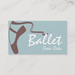 Tanzlehrer-Studio-Lektionen Business Card Visitenkarte