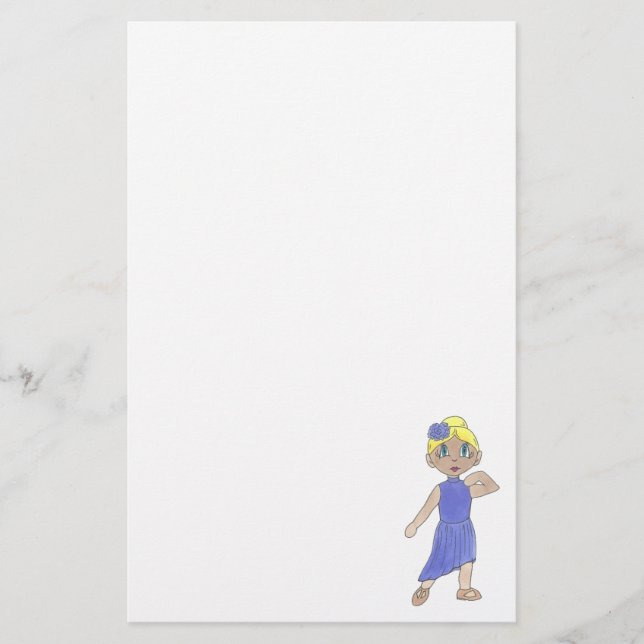 Tanzlehrerstudio Lyrical Modern Dance Erwägung Briefpapier (Vorderseite)
