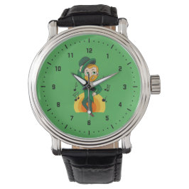 Tanzlekobobobaun, St. Patrick's Day Cartoon Armbanduhr