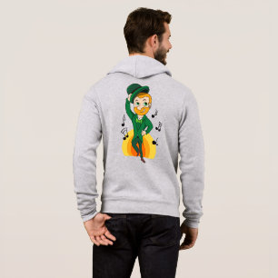 Tanzlekobobobaun, St. Patrick's Day Cartoon Hoodie