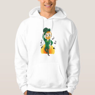 Tanzlekobobobaun, St. Patrick's Day Cartoon Hoodie