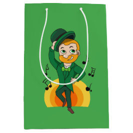Tanzlekobobobaun, St. Patrick's Day Cartoon Mittlere Geschenktüte