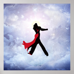 Tanzliebhaber im Liebe Star Poster