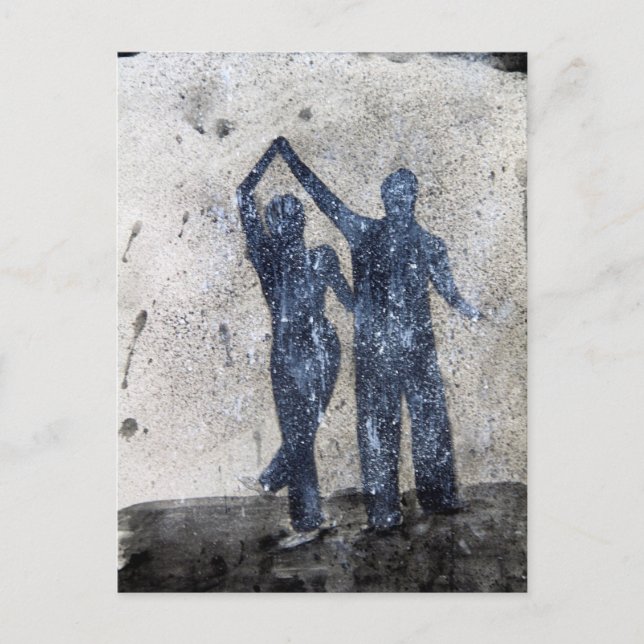 Tanzliebhaber Postkarte (Vorderseite)