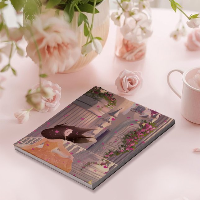 Tanzmädchen am Burg Notepad Notizblock (Von Creator hochgeladen)