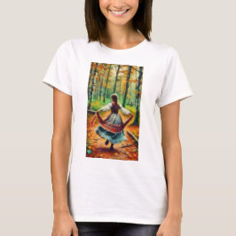 Tanzmädchen im Wald T-Shirt