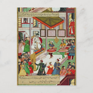 Tanzmädchen nahmen Baz Bahadurs Palast in Malwa Postkarte