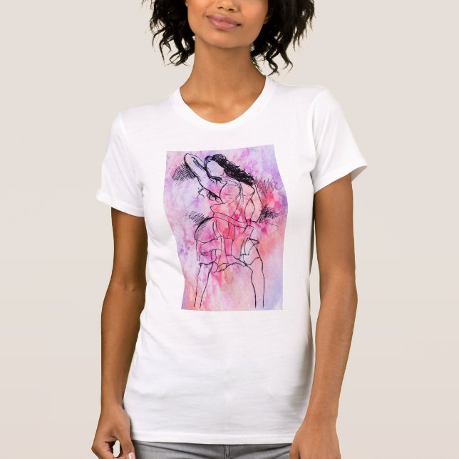 Tanzmädchen T-Shirt (Vorderseite)
