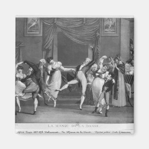 Tanzmanie, 1809 magnet