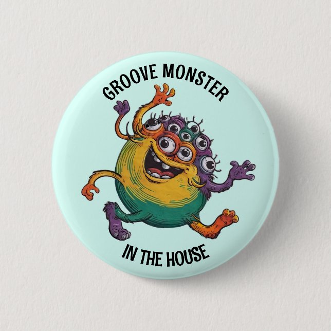 Tanzmonster Button (Vorderseite)