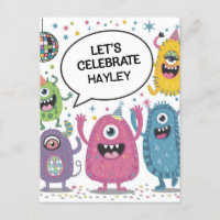 Tanzmonster Party Kindergeburtstag Design