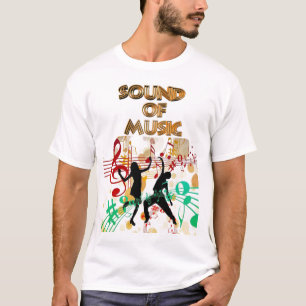 Tanzmusik - farbenfrohe Männer T-Shirt