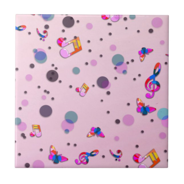 Tanzmusik in Rosa Fliese (Vorderseite)