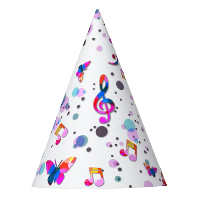 Tanzmusik Partyhütchen (Vorderseite)