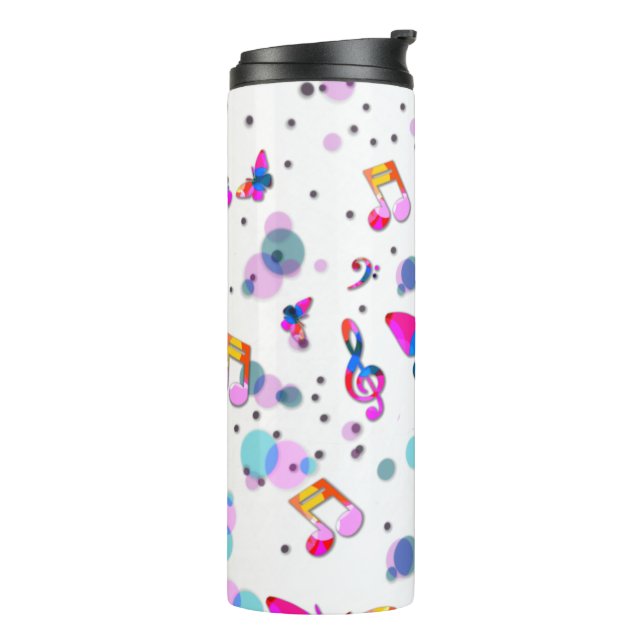 Tanzmusik Thermosbecher (Nach links gedreht)