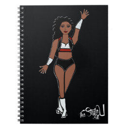 TanzNotebook rot / schwarz / weiß B Notizblock