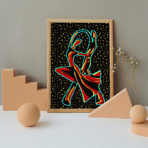 Tanzpaar Fotodruck