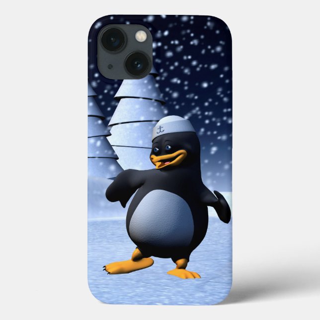 Tanzpinguin Case-Mate iPhone Hülle (Rückseite)