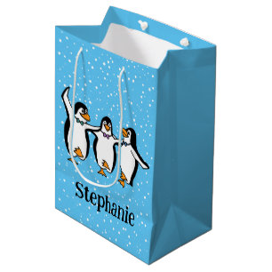 Tanzpinguine Design Mittlere Geschenktüte