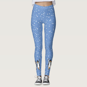 Tanzpinguine Snowy Design Leggings