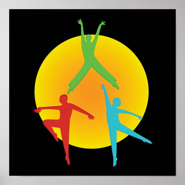 Tanzposen Poster (Vorne)