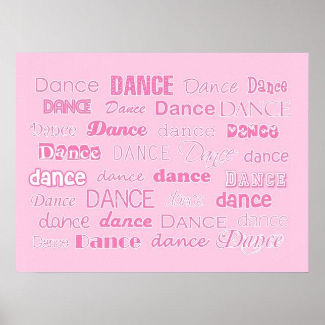 Tanzposter Pink Poster (Vorne)