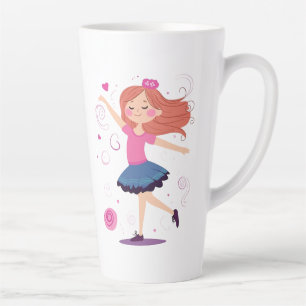 Tanzprinzessin Ballerina Latte Tasse