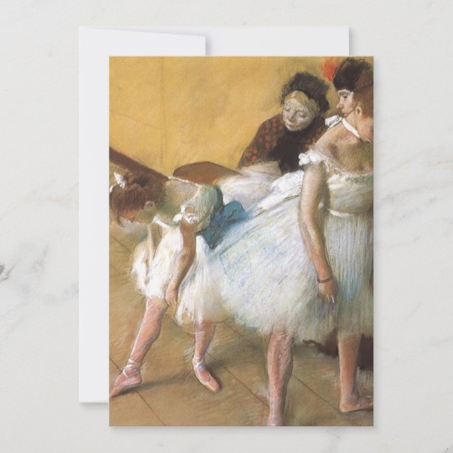 Tanzprüfung durch Edgar Degas, Vintages Ballett (Vorderseite)