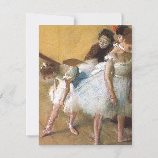 Tanzprüfung durch Edgar Degas, Vintages Ballett (Vorderseite)